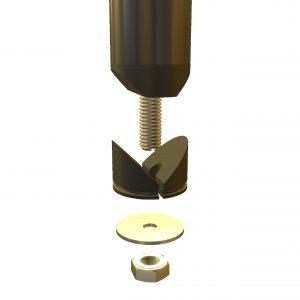 GPS TrackHead do bicykla - uchytenie pre štandardné vidlice